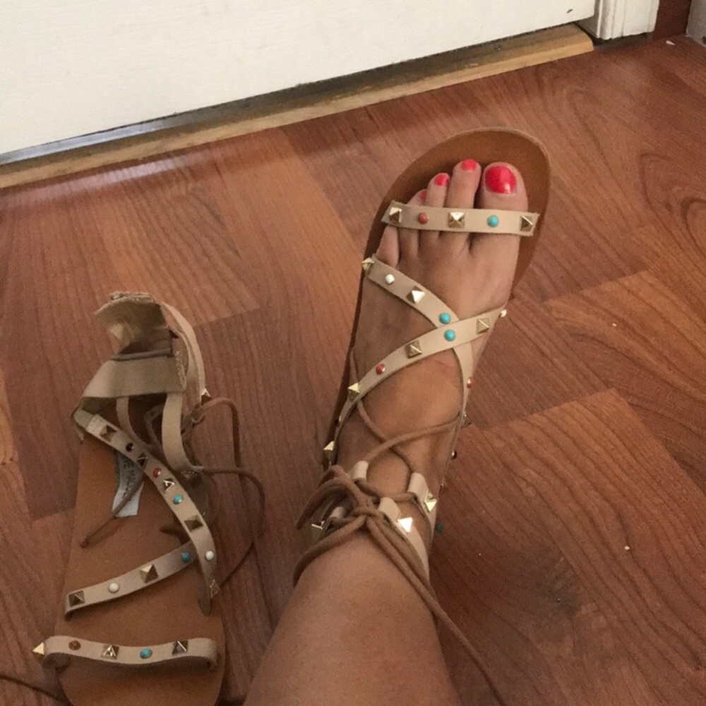 Steve Madden studded gladiators